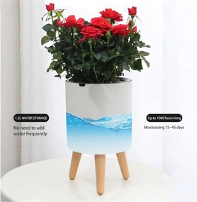 Plastový samozavlažovací kvetináč ø 19 cm Calla - Tomasucci