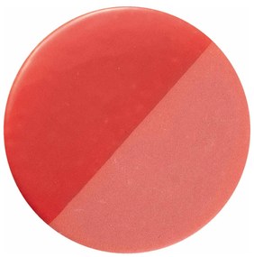 Závesná lampa PI, valcovitá, Ø 8 cm, červená