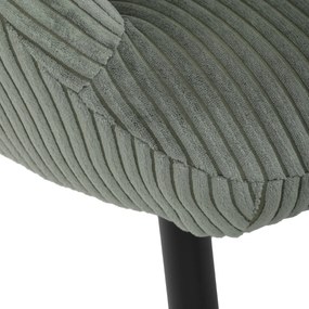 Relaxačné kreslo s podnožkou L7285 GRN6, zelené