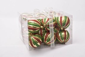 DECOLED Súprava ozdôb, d. 6 cm, farebné