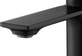 Rea Storm, vysoká umývadlová batéria h-295, čierna matná, REA-B9988