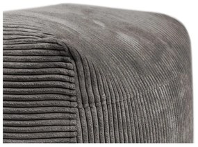 Čierny menčestrový sedací vak Plus 70 Lounge – SLOWDOWN