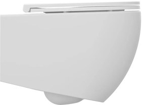 Isvea Isvea, INFINITY závesná WC misa, Rimless, 36,5x53cm, matná biela, 10NF02004-2L