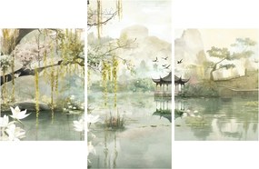 Obraz - Čínske jazero (90x60 cm)