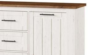 Komoda Country 45 163 cm dub Stirling/borovice Andersen