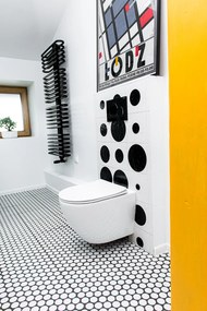 Laveo Závesná WC misa so SoftClose sedadlom Desna - VMD_600S, biela