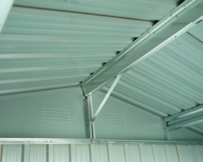 Záhradný domček BestBerg ZDB-9D / 9 m² / 279 x 324 x 211 cm / červené drevo / hnedá