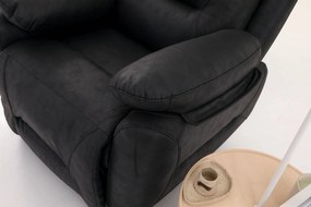 Polohovateľné kreslo Comforto E (čierna). Akcia -18%. Vlastná spoľahlivá doprava až k Vám domov. 1145372