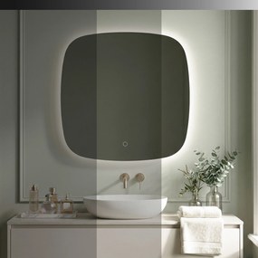 Rea TOP, LED zrkadlo 70x70cm, HOM-01519