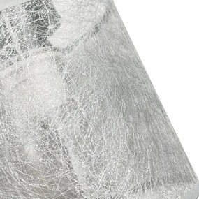 Závesný luster ROSA na reťazi, 3xE27/60W/230V, čierna/šedá