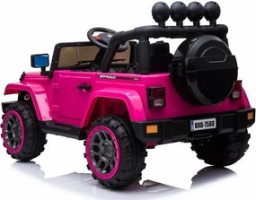 LEAN CARS Jeep BRD-7588 Ružové auto na batérie 4x4