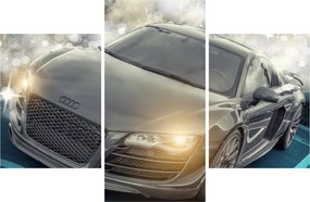 Obraz auta Audi - sivé (90x60 cm)