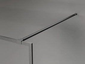 Mexen Kioto-F, sprchová zástena s rámom 65 x 202 cm, 8 mm číre sklo, grafitový profil, 800-065-104-66-00