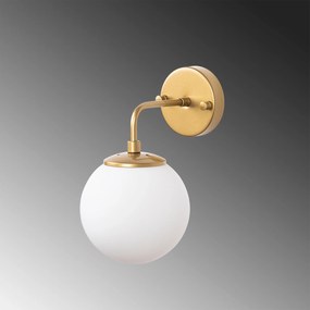 Nástěnná lampa Horn II zlatá