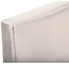 Krémovobiele čelo postele 140x120 cm Natalia – Milo Casa