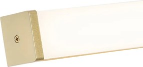 Kúpeľňová nástenná lampa mosadz 92 cm vrátane LED IP44 - Cascada