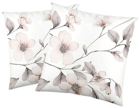 Áčko a.s. Ružomberok 2 set flanelových obliečok VIŠŇOVÉ Béžová