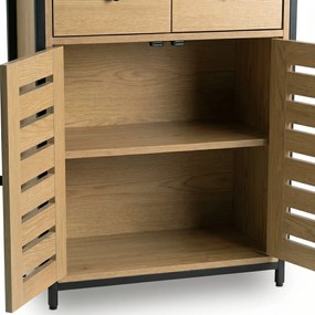 Skrinka na topánky DEMIS 70 cm – dub