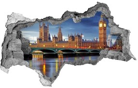 Fototapeta diera na stenu 3D Thames london nd-b-62913588
