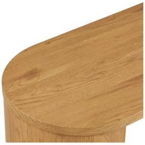 Konzolový stolík v dekore duba v prírodnej farbe 38x114 cm Bibione – House Nordic