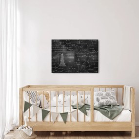Obraz - Láska k číslam (70x50 cm)