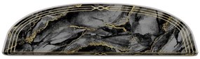 Tmavosivé nášľapy na schody v súprave 16 ks 20x65 cm Marble Dream – Vitaus