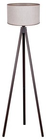 Duolla - Stojacia lampa 1xE27/60W/230V pr. 44 cm béžová/wenge