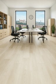 Beaulieu International Group, PVC podlaha - lino Master X Premium 3801, na mieru, šíře 4m, béžová, pvc, chodba / predsieň