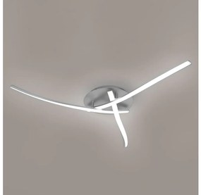 Brilagi - LED stropné svietidlo STRIPES LED/24W/230V strieborné