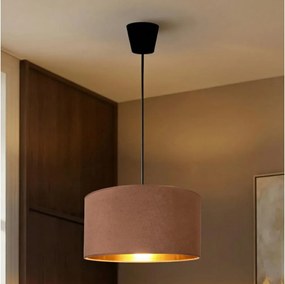 Brilagi - Závesný luster na lanku VELVET 1xE27/60W/230V priemer 40 cm béžová/zlatá