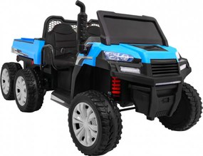 Ramiz Detské nákladné auto Farmer Truck pre 2 deti modré + pohon 4x4 + diaľkové ovládanie + sklápač + LED audio