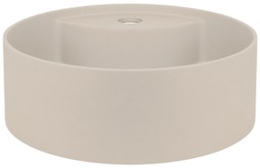 Deante Silia, granitové umývadlo na dosku 360x360x125 mm, béžová, DEA-CQS_5U4B