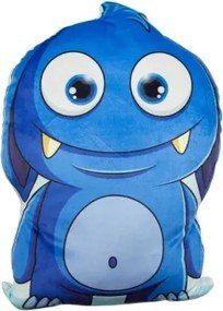 Detský dekoračný vankúš Príšerka, modrá%