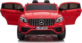 LEAN CARS Mercedes GLC 63S Czerw Lak na batérie