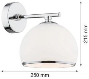 Argon 4254 - Nástenné svietidlo MARBELLA 1xE27/15W/230V chróm