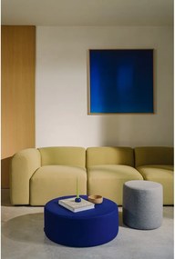 Sivý vlnený taburet Folk – noo.ma