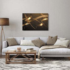 Obraz - Bronzové stuhy (90x60 cm)