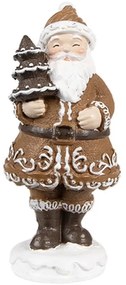 Vianočná dekorácia perníkový Santa - 3*3*8 cm