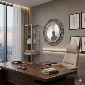 Zrkadlo Joe, hnedé/čierne