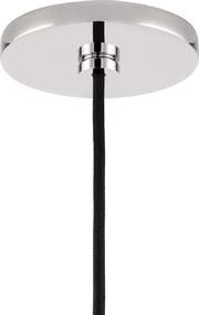 Toolight Toolight, závesné svietidlo 1xE27 APP1214-1CP, čierna matná, OSW-40027