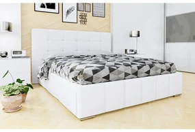 Posteľ s priestorom Kalypso, Rozmer postele: 160x200, Dostupné poťahy: ekokoža Soft 017