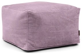 Fialový menčestrový sedací vak Softbox MooG – SLOWDOWN