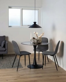 Jídelní židle Celia šedá/černá
