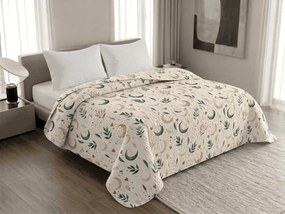 Prehoz na posteľ BOHO MOON, krémový Rozmer: 170 x 210 cm