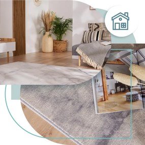 Koberec Agnella Isfahan Marmur svetlosivý