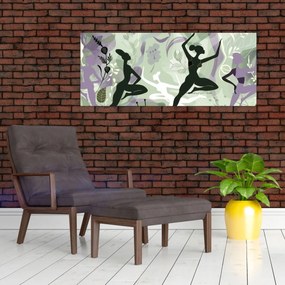 Obraz - Ilustrácie tanečníc (120x50 cm)