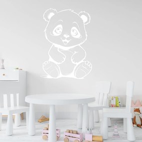Veselá Stena Samolepka Roztomilý medvedík Farba: bílá, Veľkosť: 80 x 58 cm