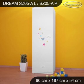 Detská skriňa ROZKVETLÁ LÚKA - TYP 5A