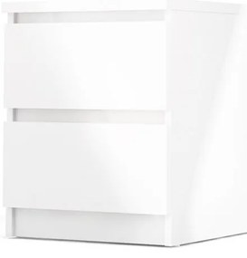 Biely nočný stolík Naia - Tvilum