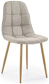 Stolička K316 béžová/dub medová